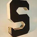 letter sculpture